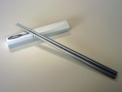 Portable stainless steel chopstick